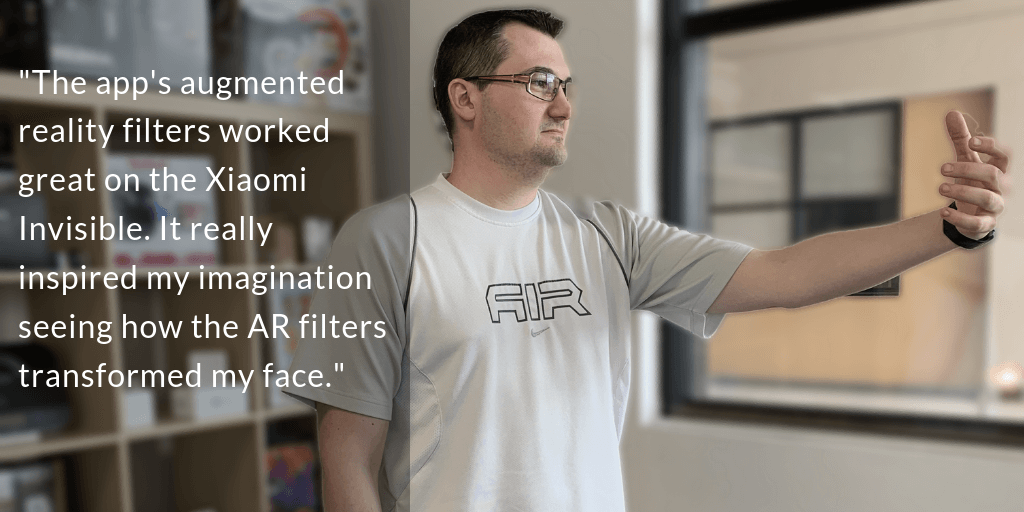 Testing AR functions on a mobile app