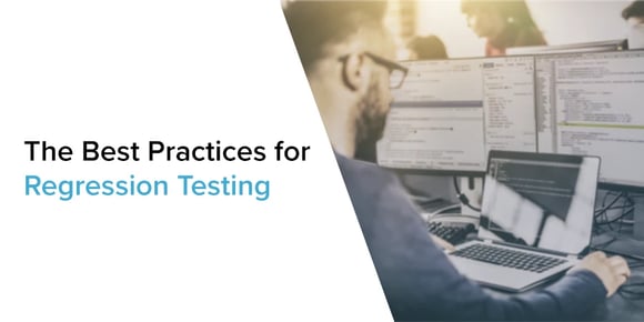 Best practices for regression testing