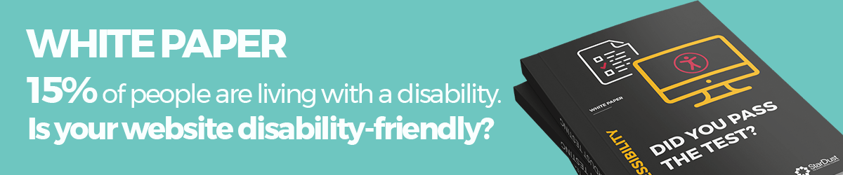 15% of people are living with a disability. 