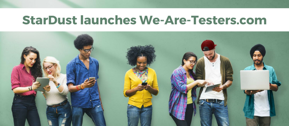 StarDust launches We-Are-Testers.com